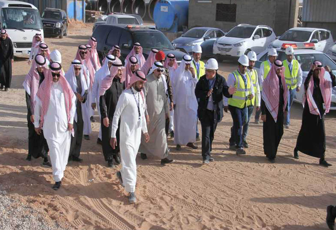  Qaseem Prince visiting our job site