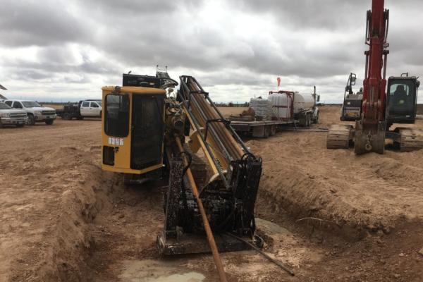 تطوير خط أنابيب الغاز في الحوية – تركيب كابلات الألياف البصرية