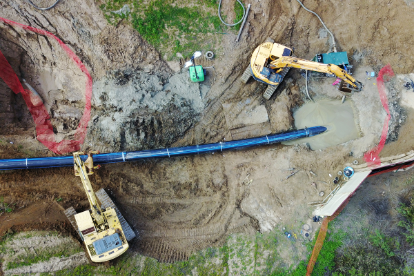 شبكة الصرف الصحي بمنطقة درية - الرياض