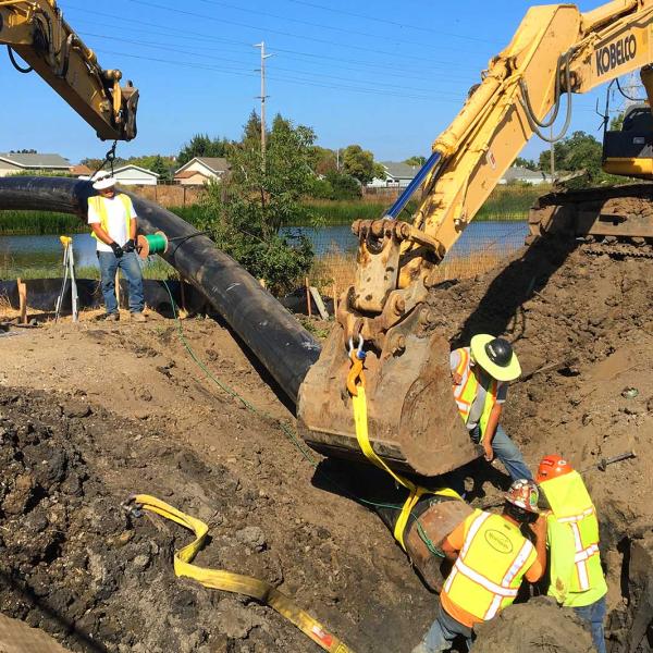 شبكة الصرف الصحي في منطقة حطين – الرياض