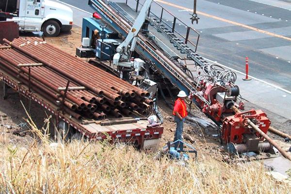 أعمال الحفر بالدفع في الأحساء - 3 HOA (محطة مزاوي الفرعية)