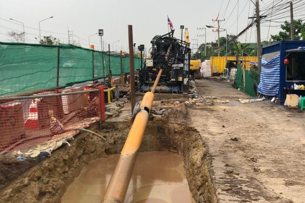 أعمال الحفر الموجه (TB) لتنفيذ خطوط الشبكة الرئيسية للصرف الصحي – ينبع